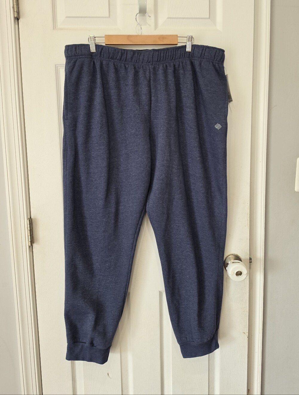Zelos Men's Navy Heather Jogger Sweatpants - Size 2XL (New with Flaw)